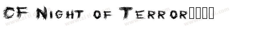 CF Night of Terror字体转换